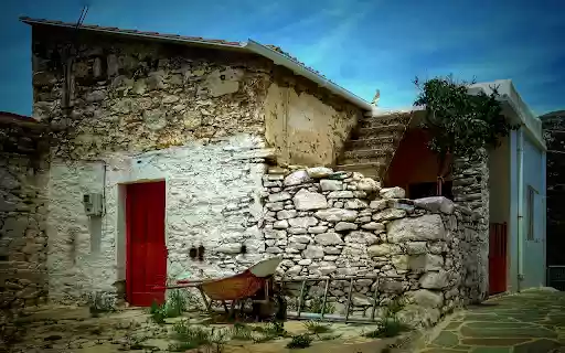 The stone wall is precarious  from Chrome web store to be run with OffiDocs Chromium online
