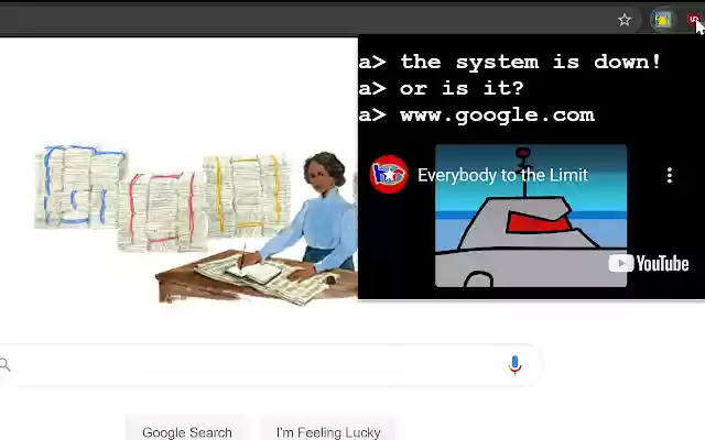 The System Is Down  from Chrome web store to be run with OffiDocs Chromium online