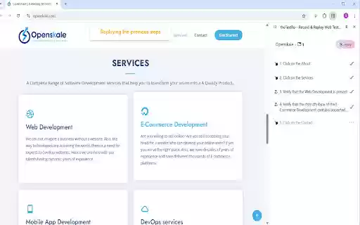 theTestRo  from Chrome web store to be run with OffiDocs Chromium online