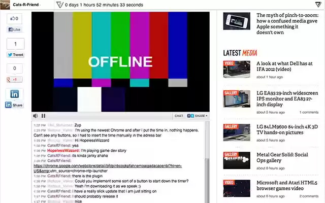 The Verge: VergeCast Countdown Timer  from Chrome web store to be run with OffiDocs Chromium online