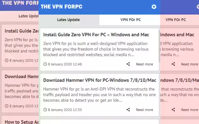The VPNForPC Latest Update News  from Chrome web store to be run with OffiDocs Chromium online