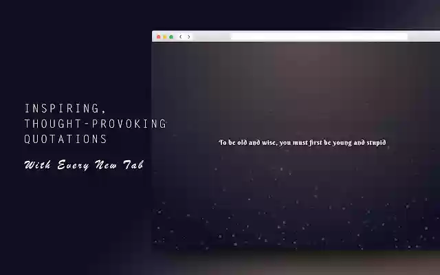 Thoughtful Tab  from Chrome web store to be run with OffiDocs Chromium online