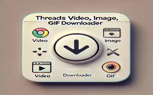 Threads Video, Image, GIF Downloader  from Chrome web store to be run with OffiDocs Chromium online