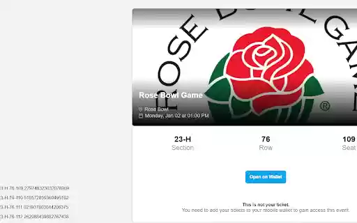 Ticket Barcode Parser Extension  from Chrome web store to be run with OffiDocs Chromium online
