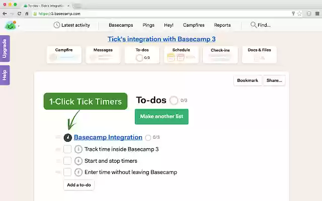 Tick Time Trackingin Chrome with by OffiDocs for
