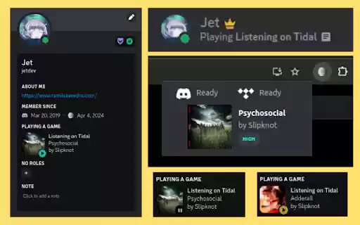 Tidal Discord Rich Presence from Chrome web store to be run with OffiDocs Chromium online Tidal Discord Rich Presence from Chrome web store to be run with OffiDocs Chromium online
