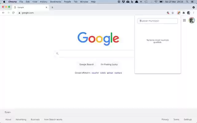 Tiempo AEMET  from Chrome web store to be run with OffiDocs Chromium online
