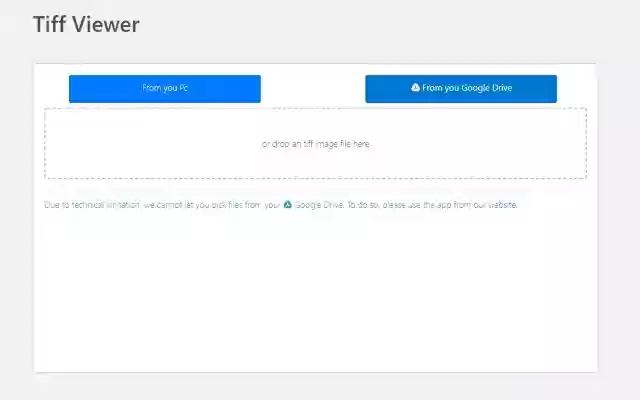 TIFF Viewer for Google Chrome™ from Chrome web store to be run with OffiDocs Chromium online TIFF Viewer for Google Chrome™ from Chrome web store to be run with OffiDocs Chromium online
