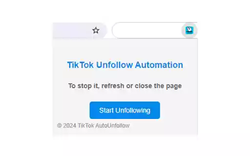 TikTok Auto Unfollow from Chrome web store to be run with OffiDocs Chromium online TikTok Auto Unfollow from Chrome web store to be run with OffiDocs Chromium online
