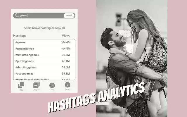 TikTok Hashtags Tool Hashtags Analytics from Chrome web store to be run with OffiDocs Chromium online TikTok Hashtags Tool Hashtags Analytics from Chrome web store to be run with OffiDocs Chromium online