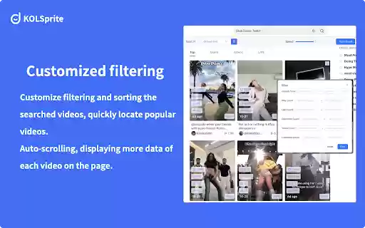 TikTok No Watermark Download  Analytics by KOLSprite  from Chrome web store to be run with OffiDocs Chromium online