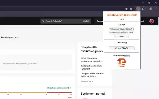 Tiktok US UK Seller Tools  from Chrome web store to be run with OffiDocs Chromium online
