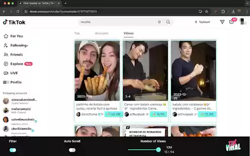 TikViral  from Chrome web store to be run with OffiDocs Chromium online
