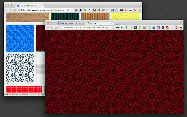 Tile View  from Chrome web store to be run with OffiDocs Chromium online