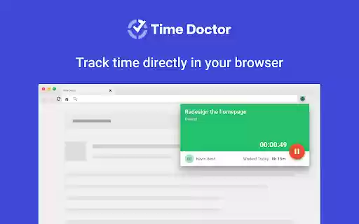 Time Doctor: Workforce Analytics and Time Tracker  from Chrome web store to be run with OffiDocs Chromium online