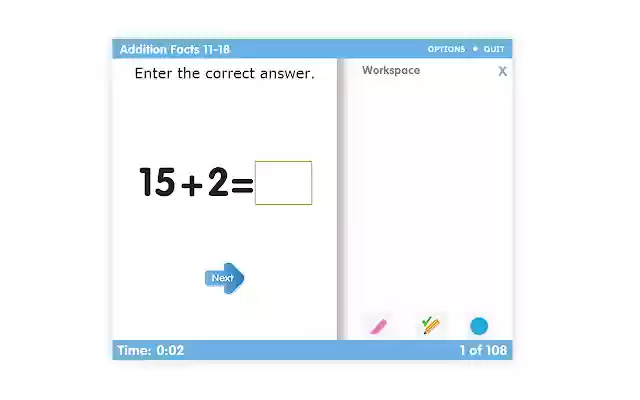 Timed Test: Addition Facts 11 18 from Chrome web store to be run with OffiDocs Chromium online Timed Test: Addition Facts 11 18 from Chrome web store to be run with OffiDocs Chromium online