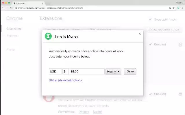 TimeisMoney from Chrome web store to be run with OffiDocs Chromium online TimeisMoney from Chrome web store to be run with OffiDocs Chromium online