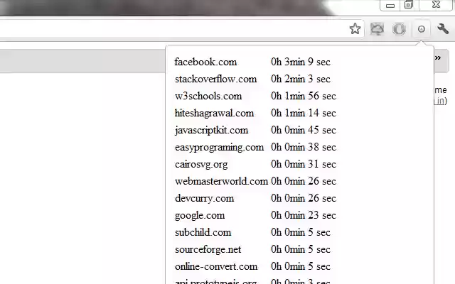 Timetracker (Beta)  from Chrome web store to be run with OffiDocs Chromium online