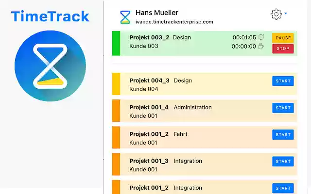 TimeTrack Timer from Chrome web store to be run with OffiDocs Chromium online TimeTrack Timer from Chrome web store to be run with OffiDocs Chromium online