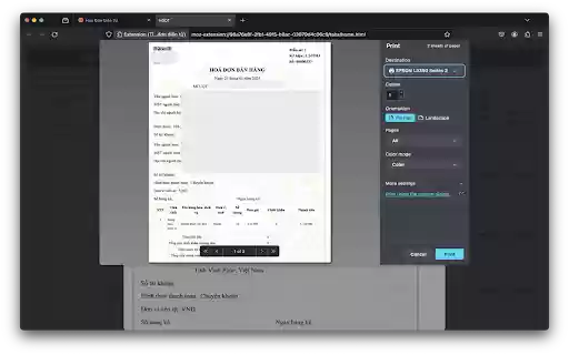 Tiện ích hoá đơn điện tử  from Chrome web store to be run with OffiDocs Chromium online