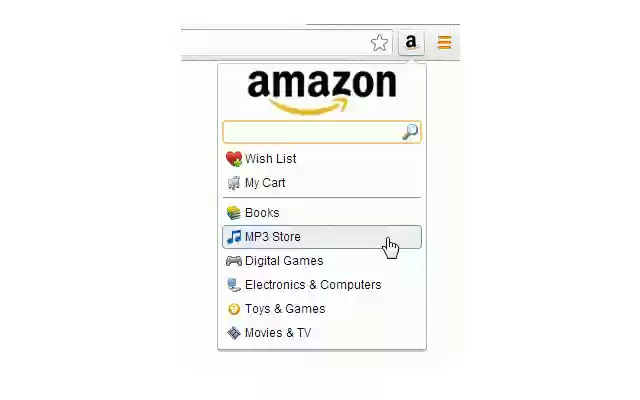 Tiny Amazon Button  from Chrome web store to be run with OffiDocs Chromium online