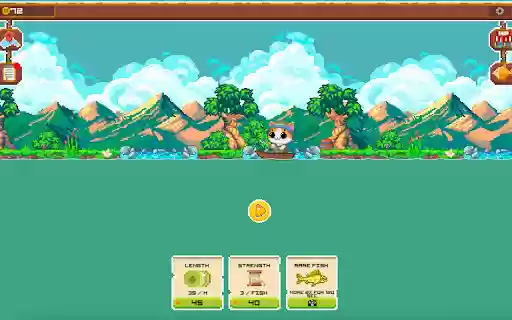Tiny Cat Fishing Game  from Chrome web store to be run with OffiDocs Chromium online