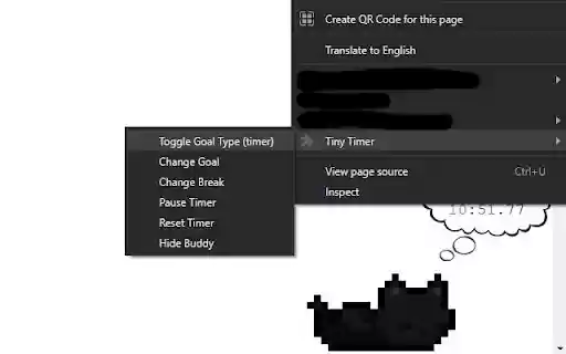 Tiny Timer  from Chrome web store to be run with OffiDocs Chromium online