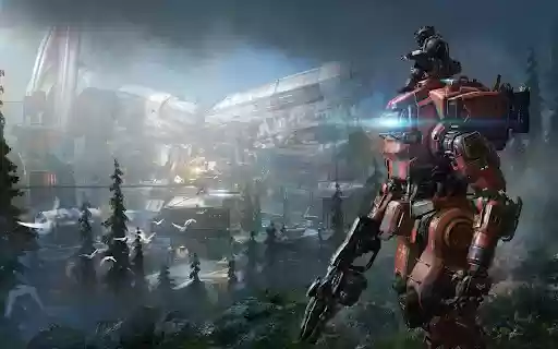 Titanfall 2 Theme  from Chrome web store to be run with OffiDocs Chromium online