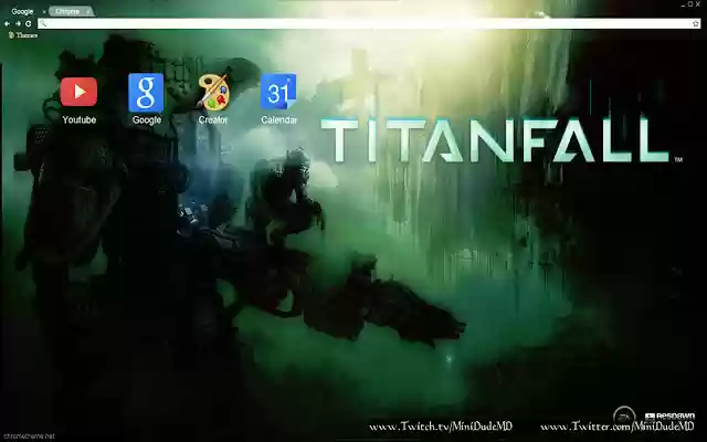 Titanfall Theme  from Chrome web store to be run with OffiDocs Chromium online