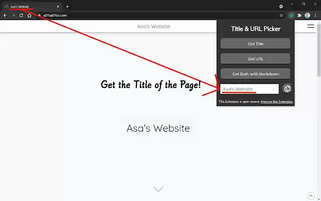 Title URL Picker from Chrome web store to be run with OffiDocs Chromium online Title URL Picker from Chrome web store to be run with OffiDocs Chromium online