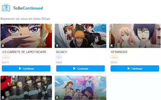 ToBeContinued 来自 Chrome 网上商店，可与 OffiDocs Chromium 在线运行