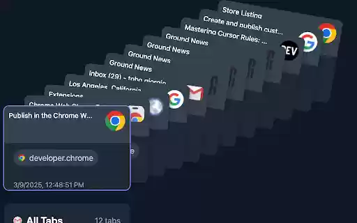 Tobos Tab Tender  from Chrome web store to be run with OffiDocs Chromium online