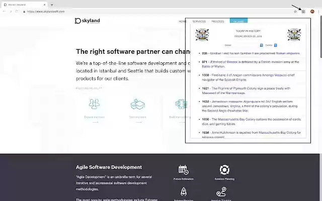 Today in History from Chrome web store to be run with OffiDocs Chromium online Today in History from Chrome web store to be run with OffiDocs Chromium online