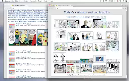 Todays Cartoons  from Chrome web store to be run with OffiDocs Chromium online