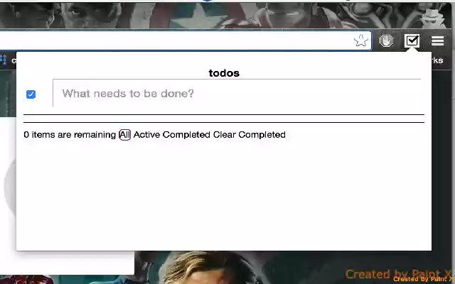 todo app  from Chrome web store to be run with OffiDocs Chromium online