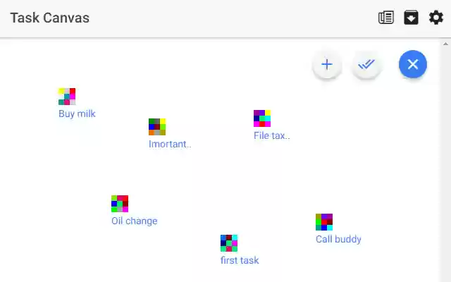 Todo Canvas Beta (Task Canvas)  from Chrome web store to be run with OffiDocs Chromium online