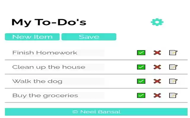 To Do List | AloX  from Chrome web store to be run with OffiDocs Chromium online