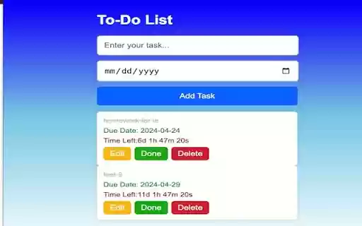 To Do List(V) from Chrome web store to be run with OffiDocs Chromium online To Do List(V) from Chrome web store to be run with OffiDocs Chromium online