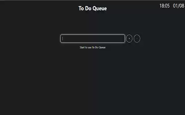 To Do Queue  from Chrome web store to be run with OffiDocs Chromium online