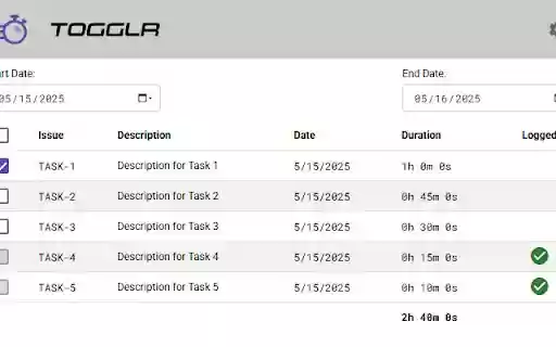 Togglr from Chrome web store to be run with OffiDocs Chromium online Togglr from Chrome web store to be run with OffiDocs Chromium online