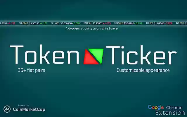 Token Ticker  from Chrome web store to be run with OffiDocs Chromium online