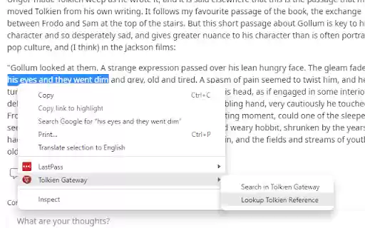Tolkien Gateway from Chrome web store to be run with OffiDocs Chromium online Tolkien Gateway from Chrome web store to be run with OffiDocs Chromium online