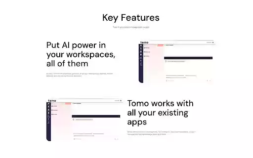 Tomo AI A revolution in AI Project Management  from Chrome web store to be run with OffiDocs Chromium online