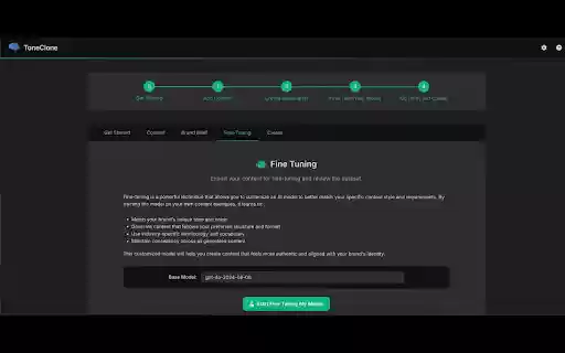 ToneClone  from Chrome web store to be run with OffiDocs Chromium online