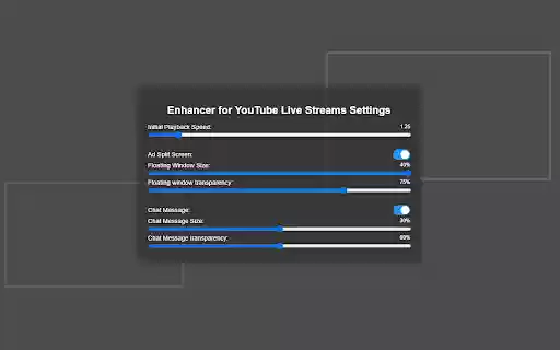 Tool For YouTube™ Live Streams Enhancer  from Chrome web store to be run with OffiDocs Chromium online Tool For YouTube™ Live Streams Enhancer  from Chrome web store to be run with OffiDocs Chromium online