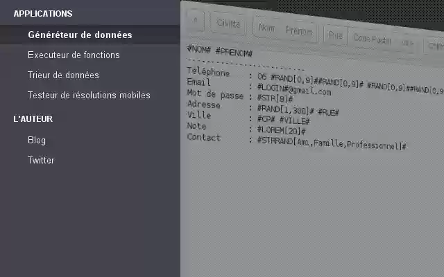 Tools Camille Baronnet  from Chrome web store to be run with OffiDocs Chromium online