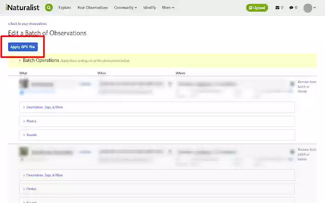 Tools for iNaturalist from Chrome web store to be run with OffiDocs Chromium online Tools for iNaturalist from Chrome web store to be run with OffiDocs Chromium online