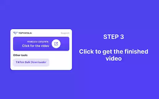 Topview AI: Convert Any URL to Video with AI  from Chrome web store to be run with OffiDocs Chromium online
