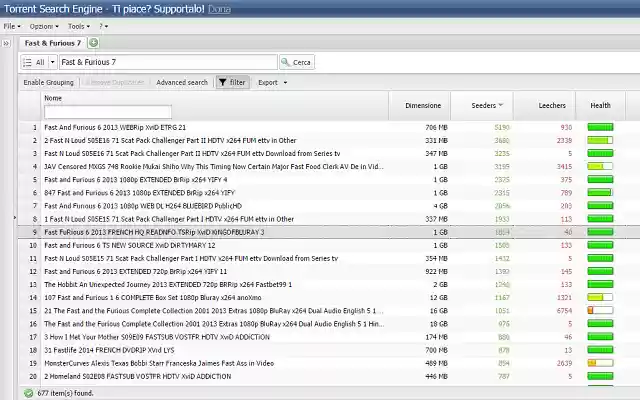 Torrent Search Engine  from Chrome web store to be run with OffiDocs Chromium online