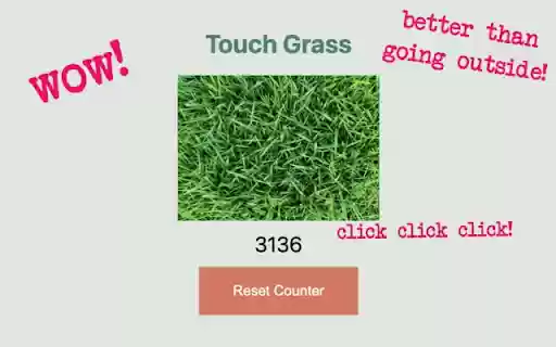 Touch Grass from Chrome web store to be run with OffiDocs Chromium online Touch Grass from Chrome web store to be run with OffiDocs Chromium online